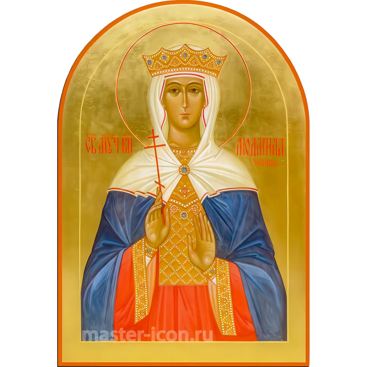 Икона Святой Людмилы Икона Святой Людмилы